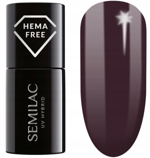 SEMILAC lakier hybrydowy 412 Earth Brown 7ml
