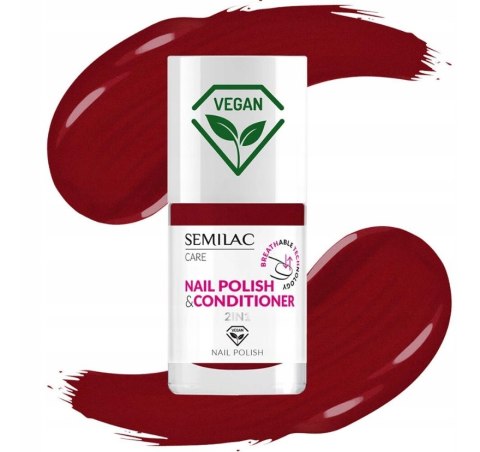 SEMILAC lakier klasyczny z odżywką 2w1 BREATHable TECHnology 7ml 018