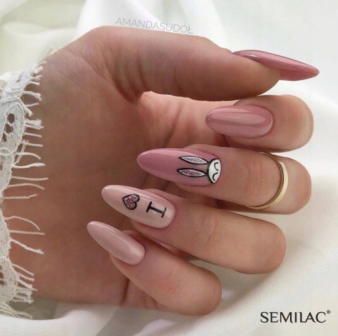 Semilac Lakier hybrydowy 004 Classic Nude 7 ml