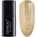 Semilac Lakier hybrydowy 037 Gold Disco 7 ml