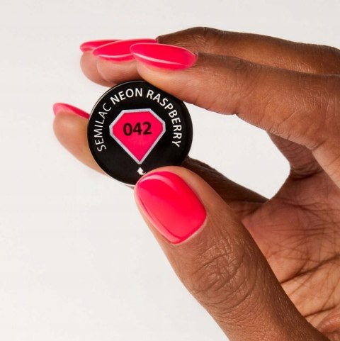 Semilac Lakier hybrydowy 042 Neon Raspberry 7 ml