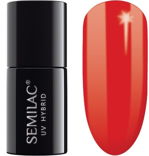 Semilac Lakier hybrydowy 062 Poppy Red - 7 ml