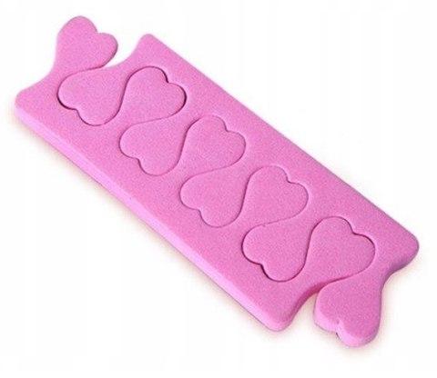 Separatory do pedicure pianka różowe 1 para