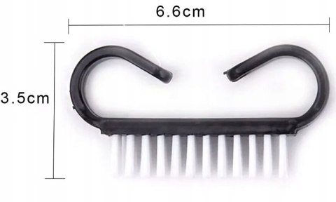 Szczoteczka do paznokci CZARNA MINI 1 szt