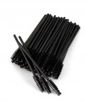 Szczoteczki do rzęs nylonowe czarne 50 szt