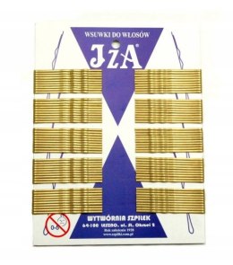 WSUWKI KARBOWANE Z KULKĄ 6CM ZŁOTE 100SZT