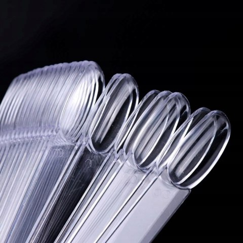 Wzornik kolorów na kółku bezbarwny migdał 50 tipsów