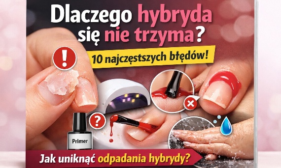 💅 Dlaczego hybryda się nie trzyma? 10 najczęstszych błędów (i jak ich uniknąć)