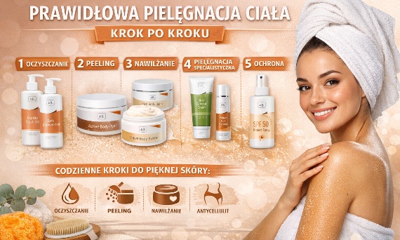 Prawidłowa codzienna pielęgnacja ciała – krok po kroku (poradnik 2026)